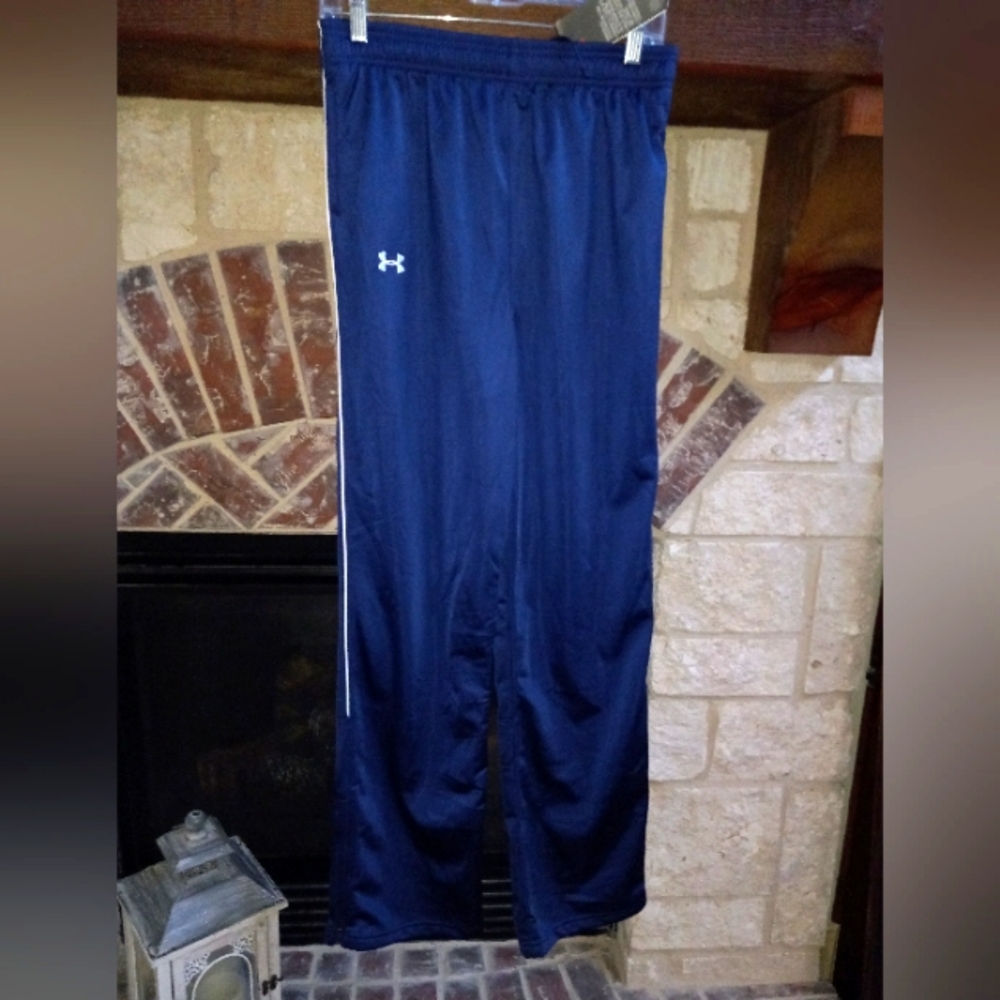 NWT Under Armour Athletic Pants Sz YXL Blue